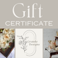 Flower Preservation Gift Card