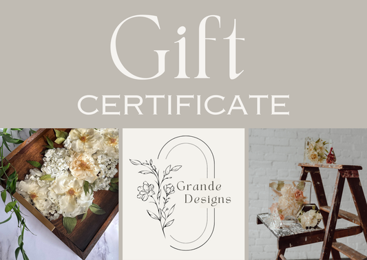 Flower Preservation Gift Card